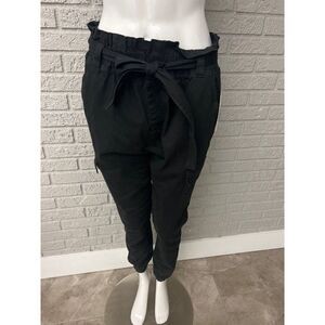 Refuge Women Black Cargo Jogger Pant Size L